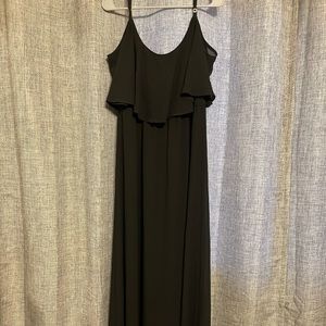 BRAND NEW Black Show Me Your Mumu Caitlin Ruffle Maxi Dress - Size XXL (14-16)